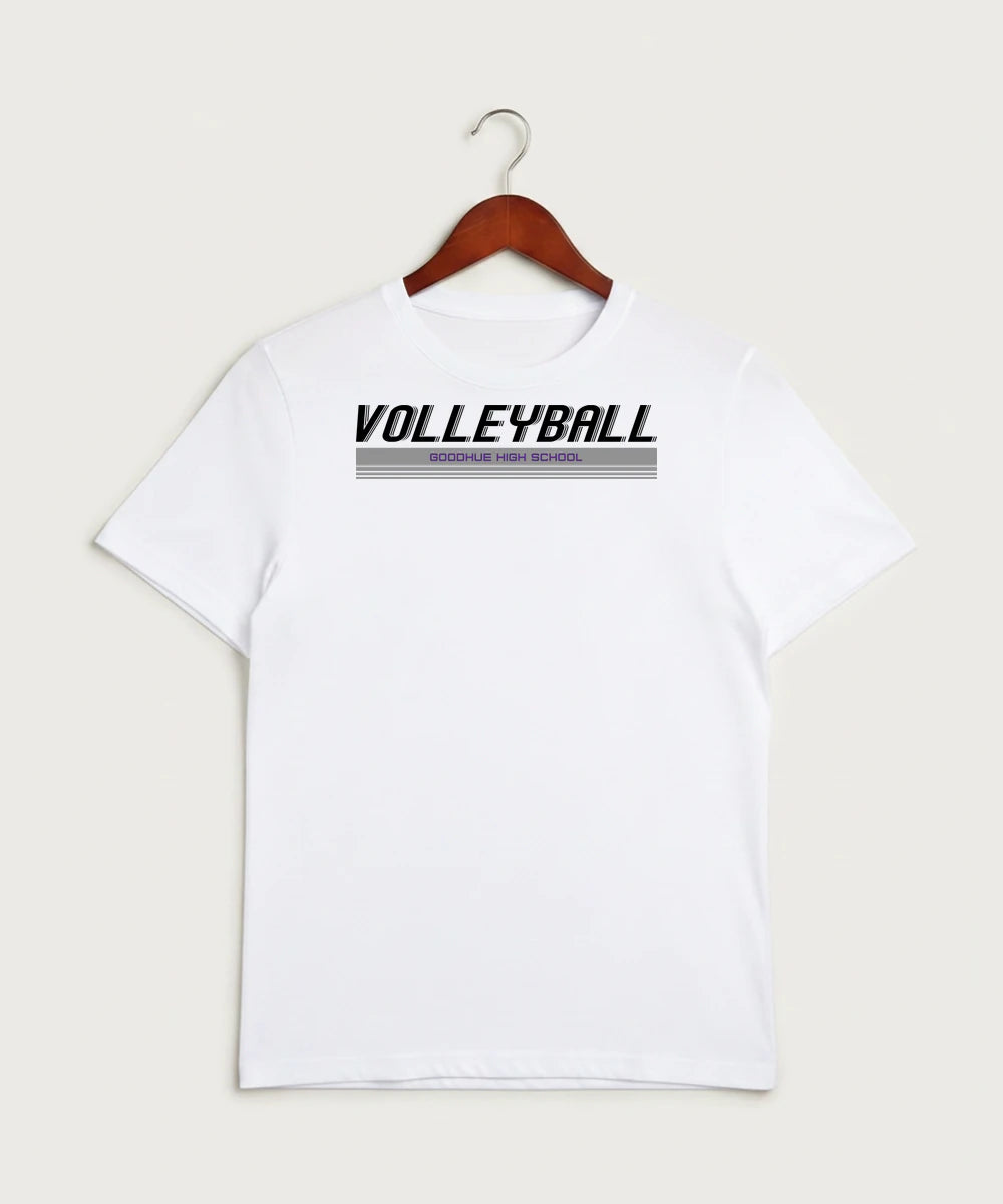 Goodhue High School Volleyball (Girls) - White Sport-Tek PosiCharge Competitor Tee. ST350