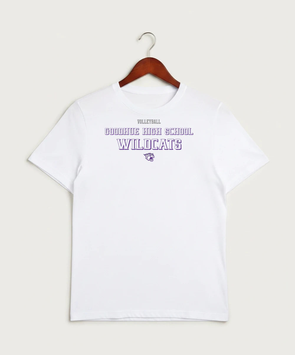 Goodhue High School Volleyball (Girls) - White Sport-Tek PosiCharge Competitor Tee. ST350