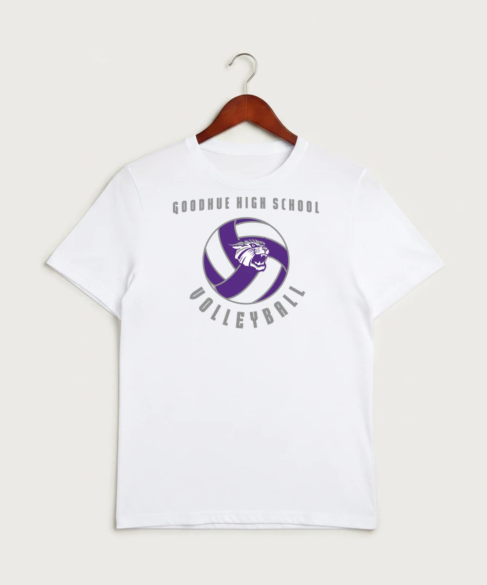 Goodhue High School Volleyball (Girls) - White Sport-Tek PosiCharge Competitor Tee. ST350