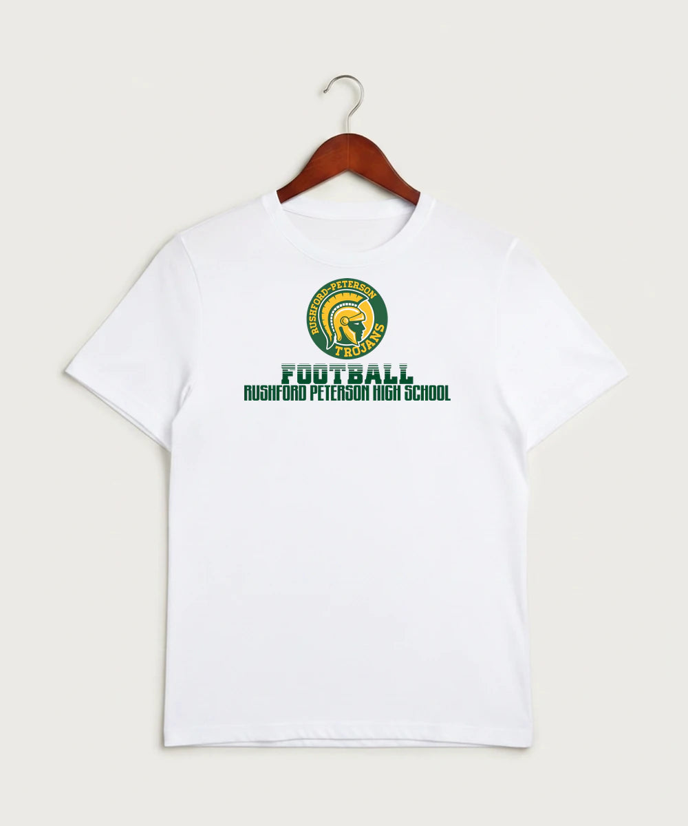 Rushford Peterson High School Football (Boys) - White Sport-Tek PosiCharge Competitor Tee. ST350