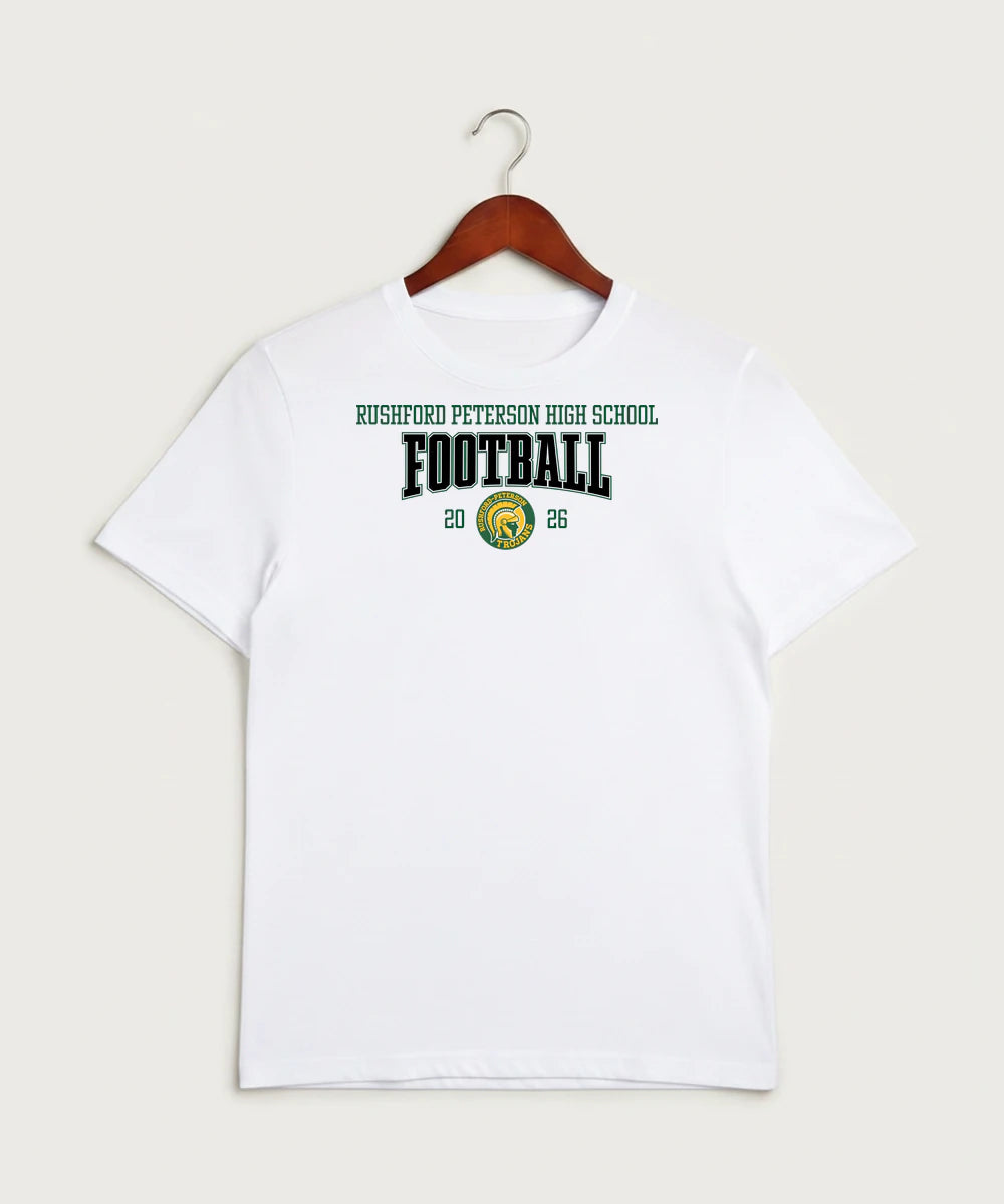 Rushford Peterson High School Football (Boys) - White Sport-Tek PosiCharge Competitor Tee. ST350