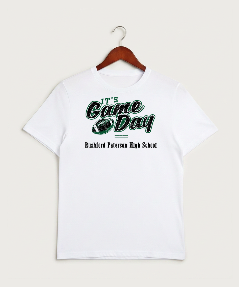 Rushford Peterson High School Football (Boys) - White Sport-Tek PosiCharge Competitor Tee. ST350