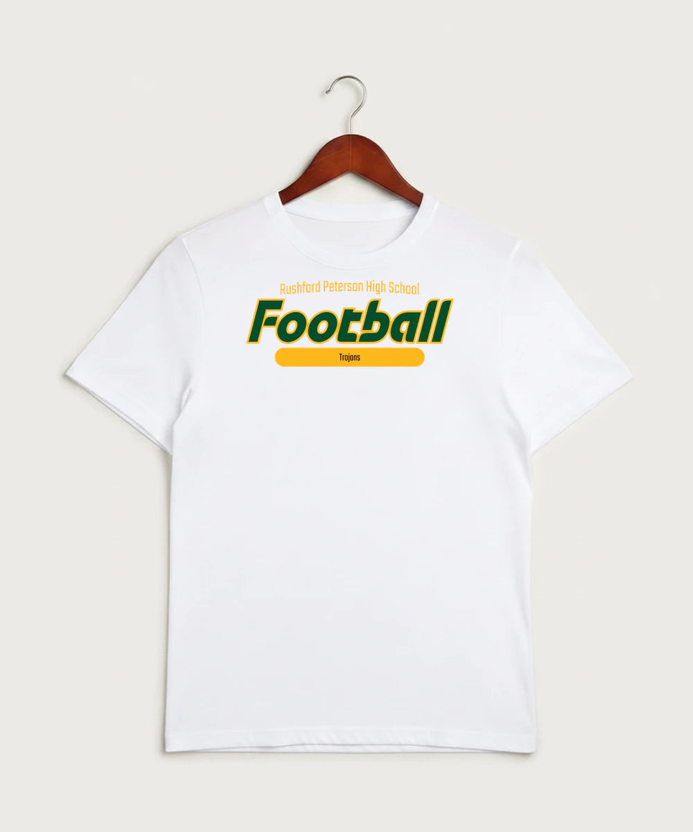 Rushford Peterson High School Football (Boys) - White Sport-Tek PosiCharge Competitor Tee. ST350