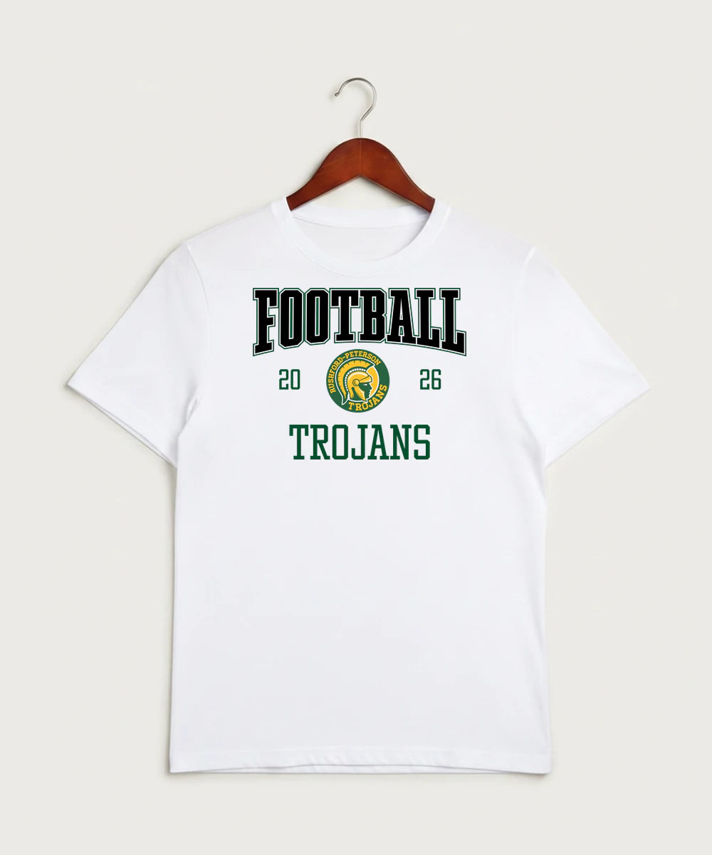 Rushford Peterson High School Football (Boys) - White Sport-Tek PosiCharge Competitor Tee. ST350