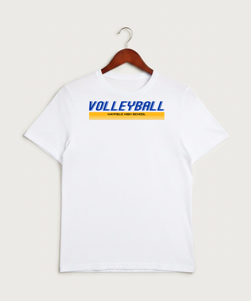 Hayfield High School Volleyball (Girls) - White Sport-Tek PosiCharge Competitor Tee. ST350