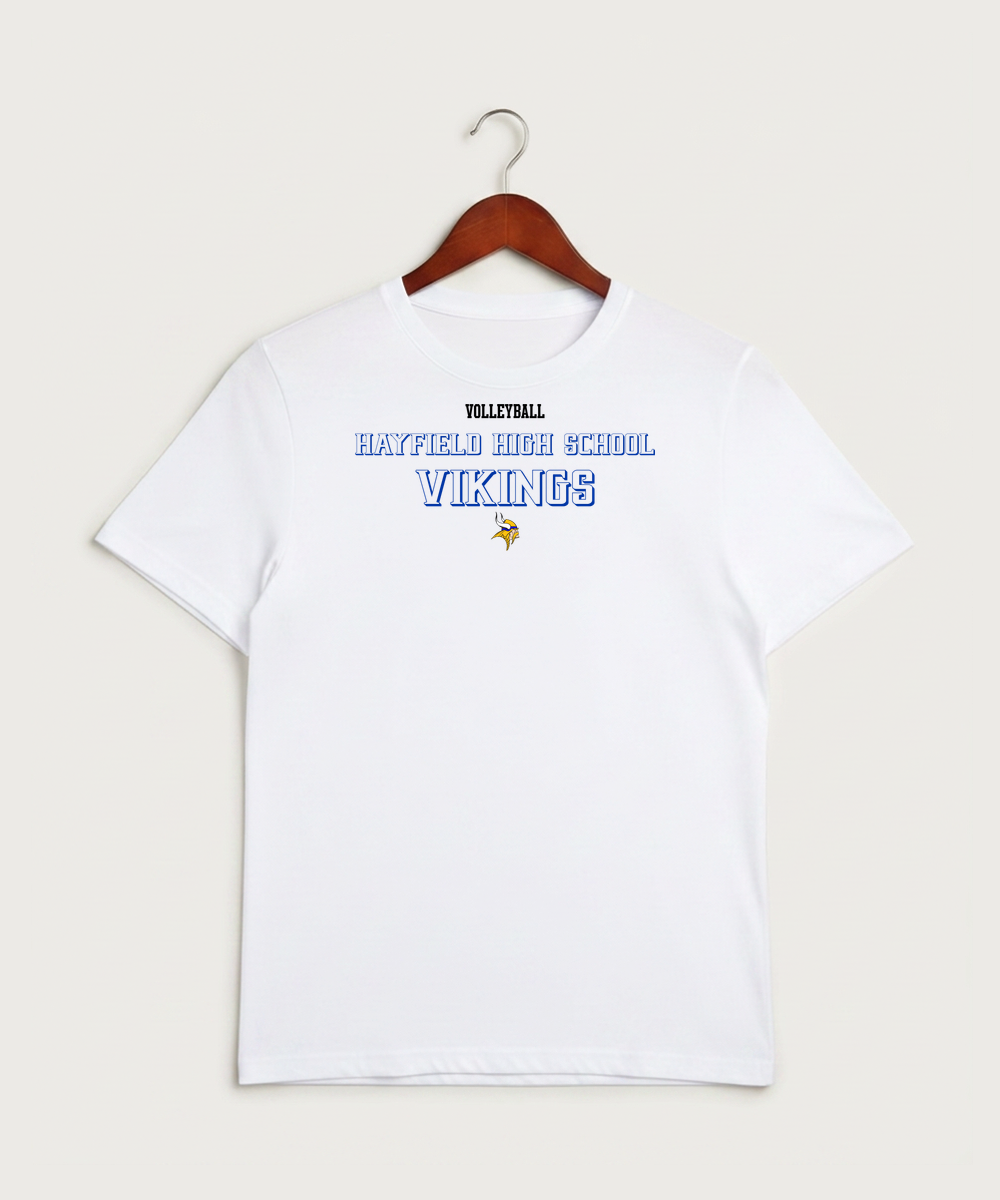 Hayfield High School Volleyball (Girls) - White Sport-Tek PosiCharge Competitor Tee. ST350