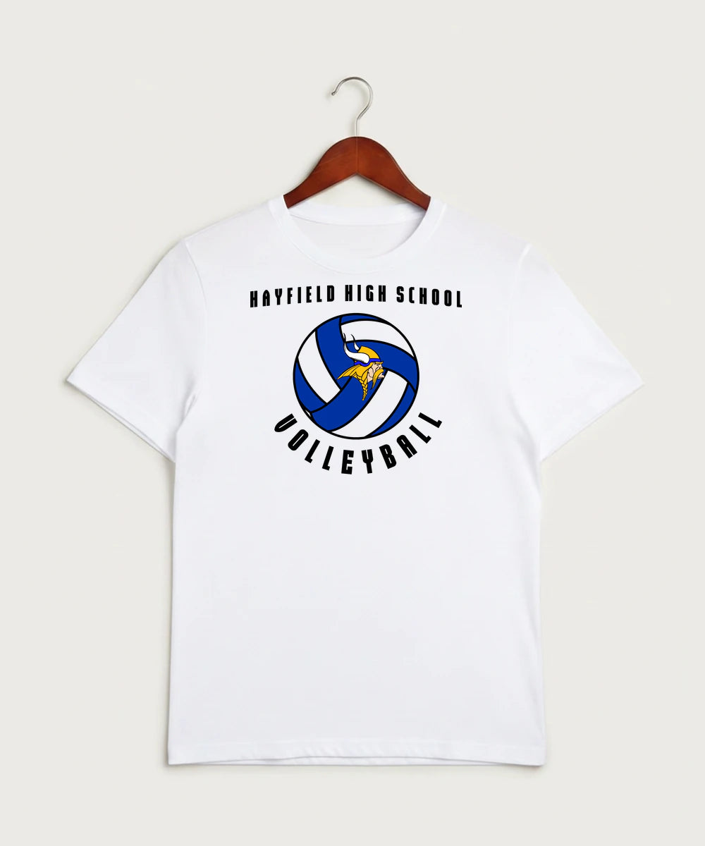 Hayfield High School Volleyball (Girls) - White Sport-Tek PosiCharge Competitor Tee. ST350