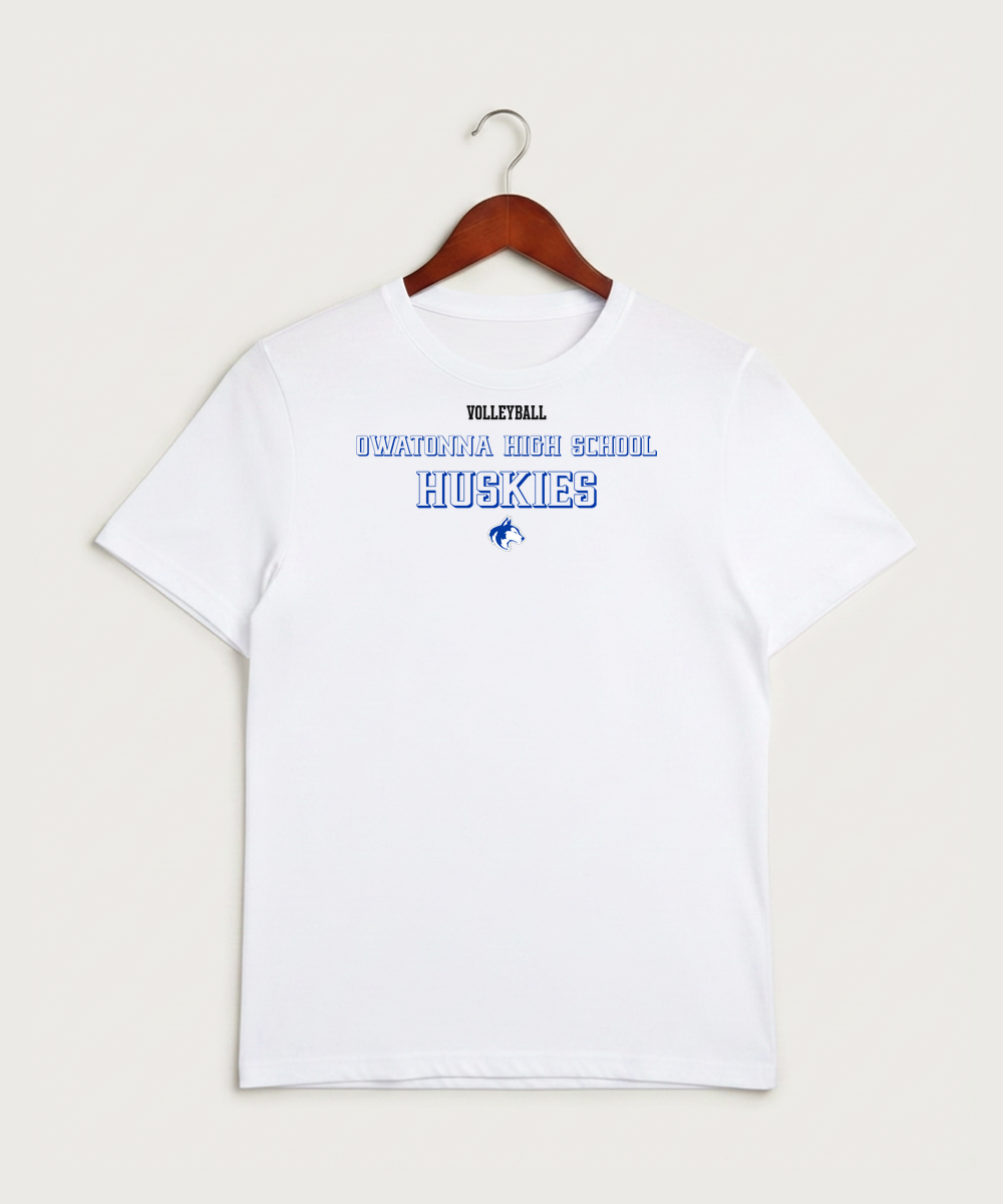 Owatonna High School Volleyball (Girls) - White Sport-Tek PosiCharge Competitor Tee. ST350