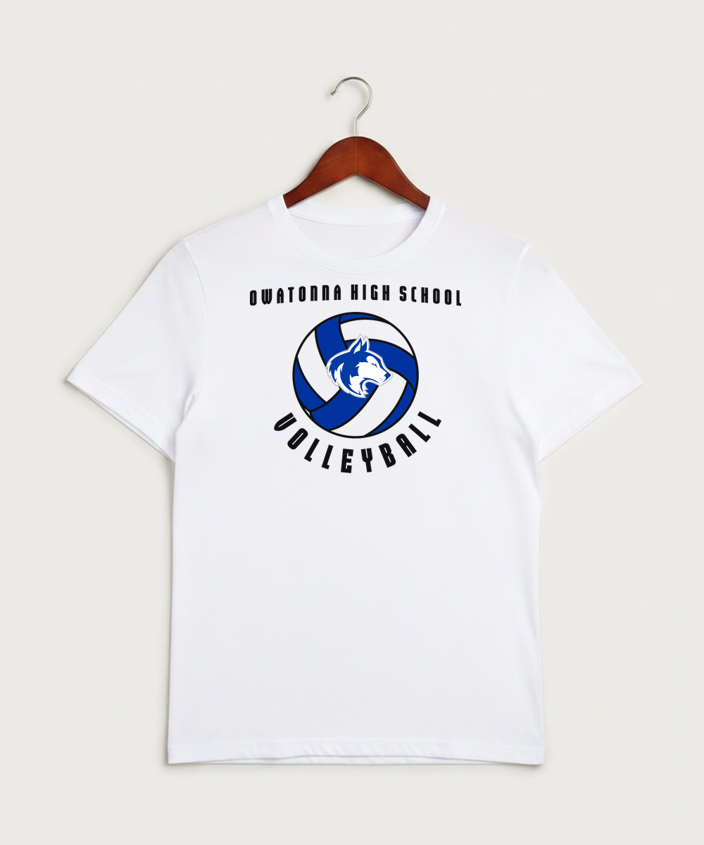 Owatonna High School Volleyball (Girls) - White Sport-Tek PosiCharge Competitor Tee. ST350