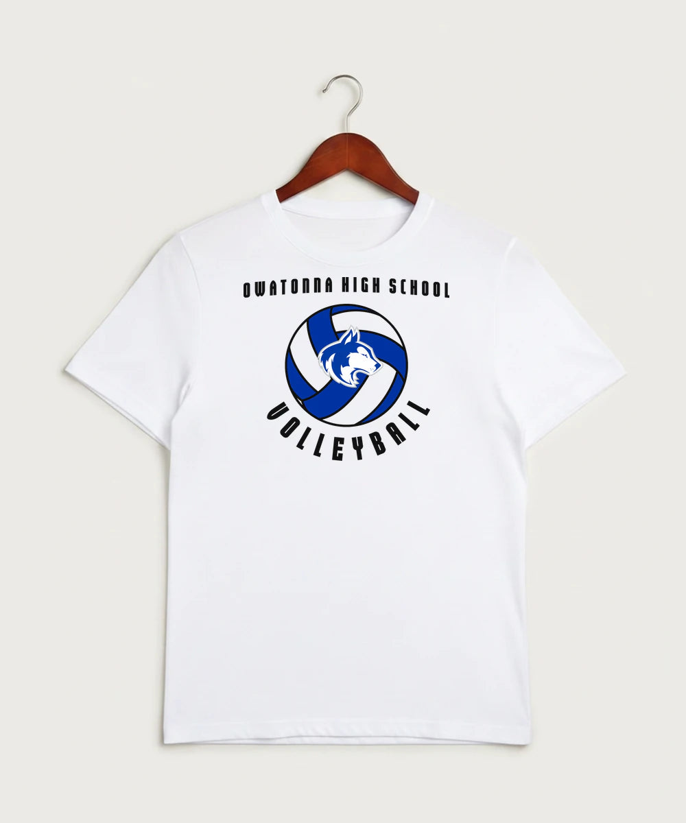 Owatonna High School Volleyball (Girls) - White Sport-Tek PosiCharge Competitor Tee. ST350