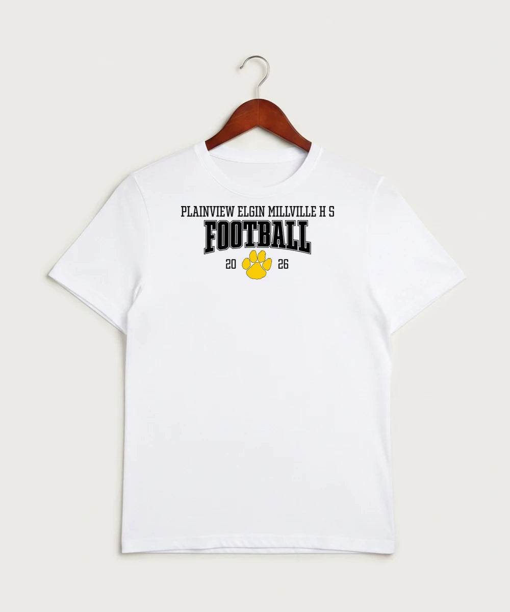 Plainview Elgin Millville H S Football (Boys) - White Sport-Tek PosiCharge Competitor Tee. ST350