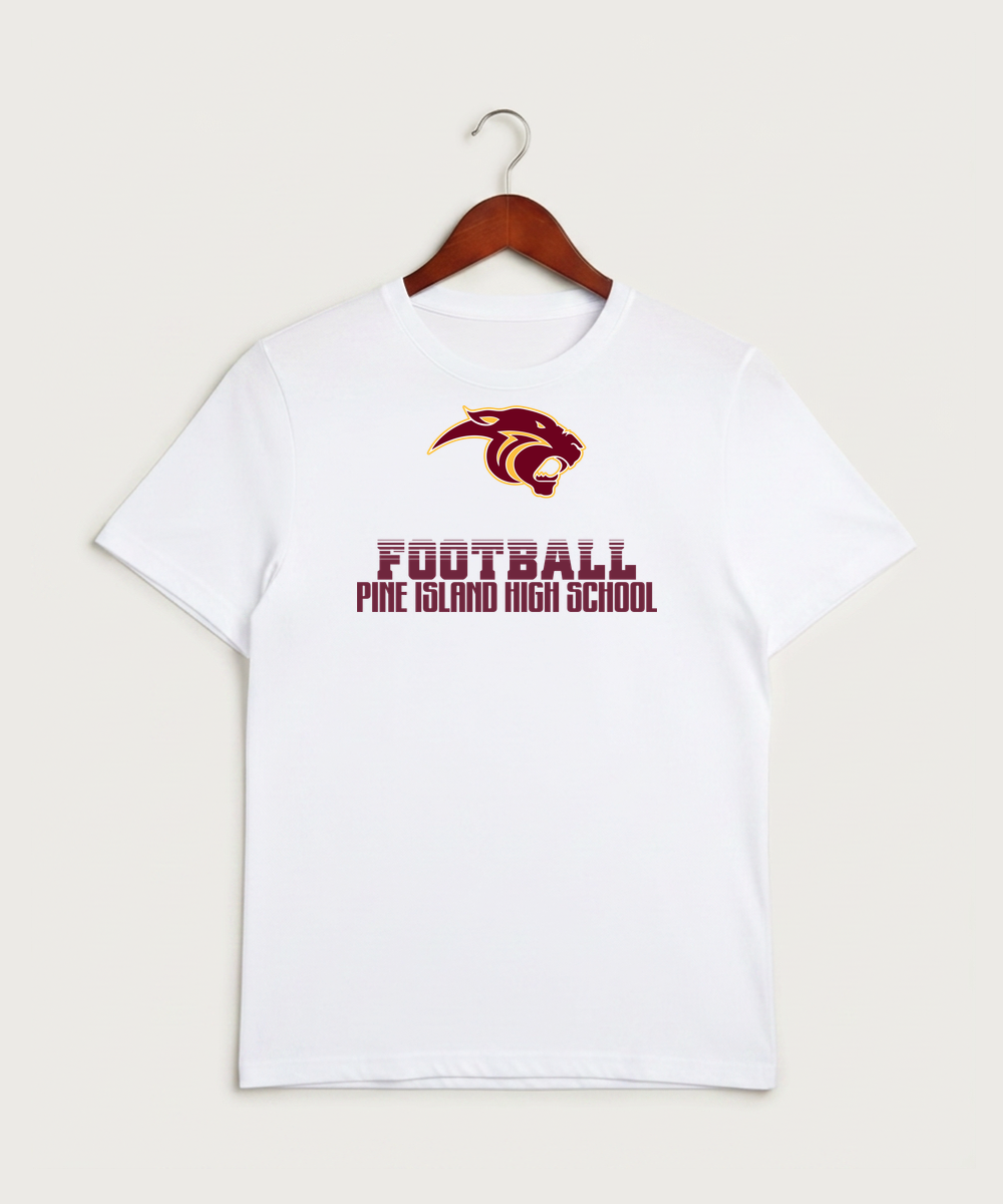 Pine Island High School Football (Boys) - White Sport-Tek PosiCharge Competitor Tee. ST350
