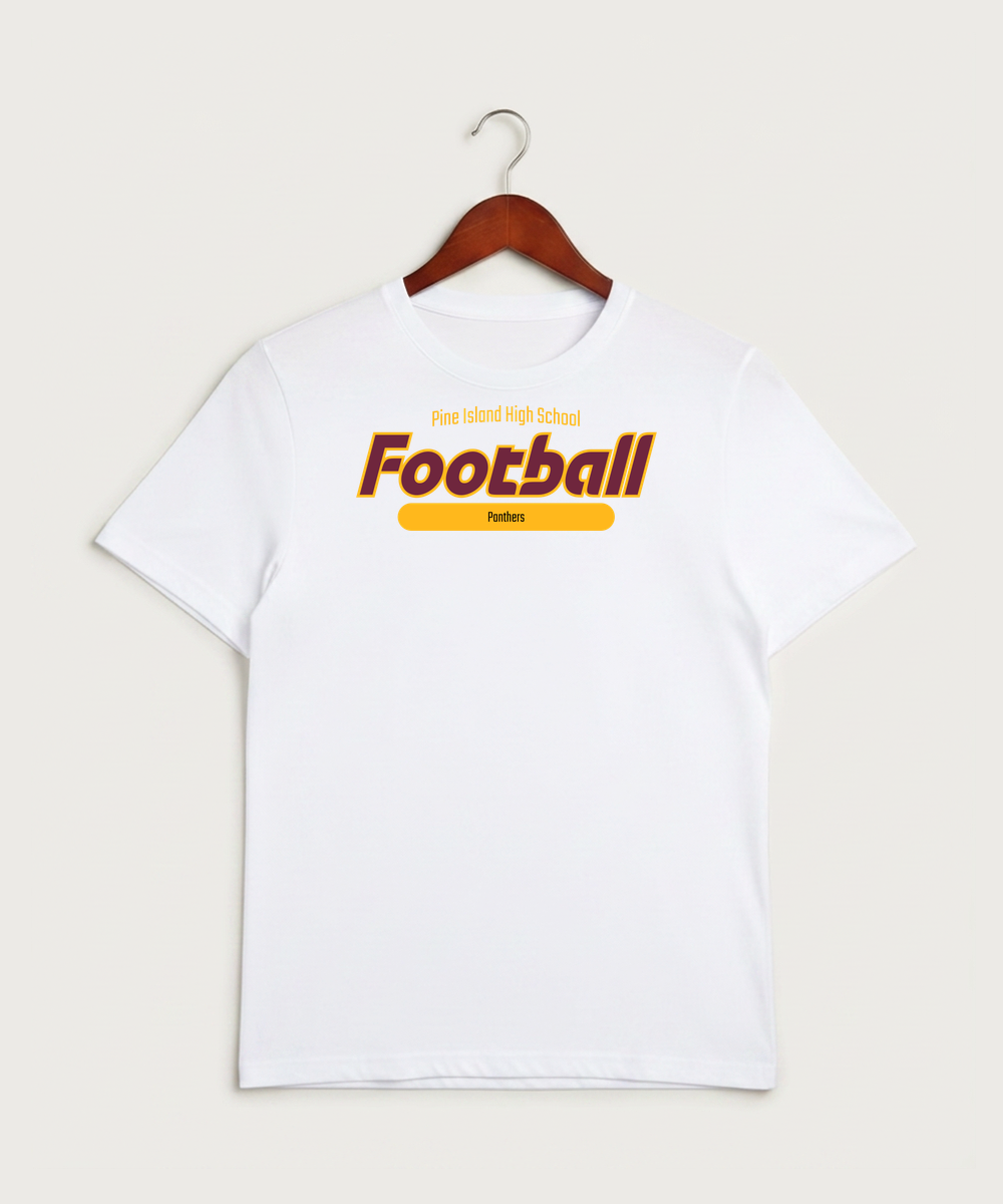 Pine Island High School Football (Boys) - White Sport-Tek PosiCharge Competitor Tee. ST350