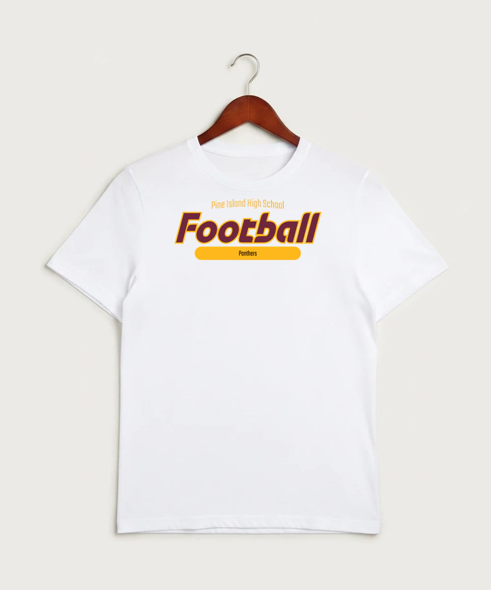 Pine Island High School Football (Boys) - White Sport-Tek PosiCharge Competitor Tee. ST350