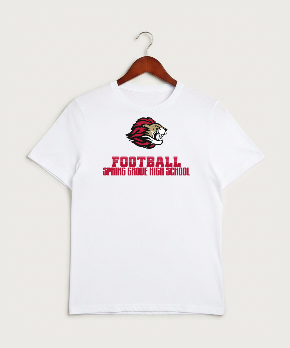Spring Grove High School Football (Boys) - White Sport-Tek PosiCharge Competitor Tee. ST350