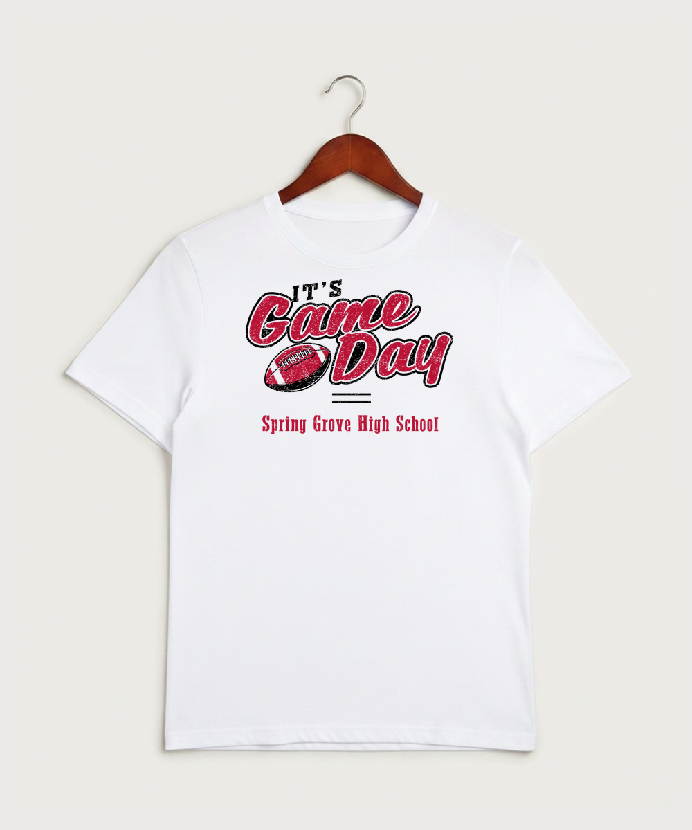 Spring Grove High School Football (Boys) - White Sport-Tek PosiCharge Competitor Tee. ST350