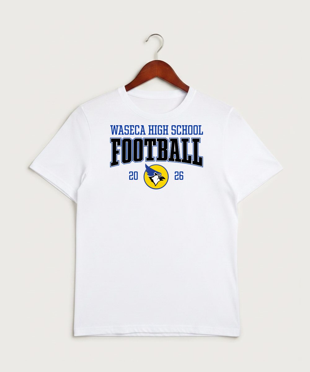 Waseca High School Football (Boys) - White Sport-Tek PosiCharge Competitor Tee. ST350