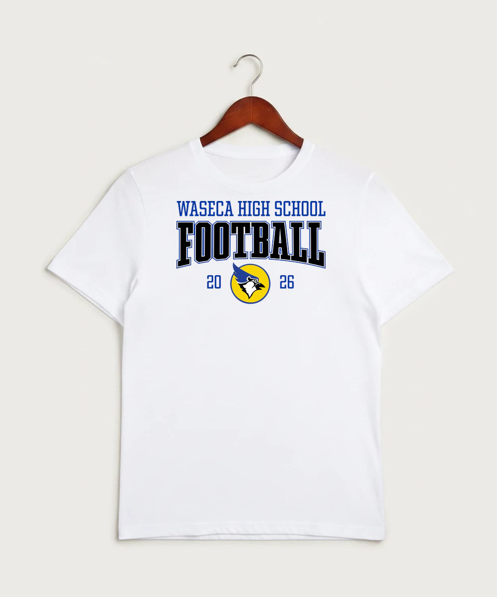 Waseca High School Football (Boys) - White Sport-Tek PosiCharge Competitor Tee. ST350