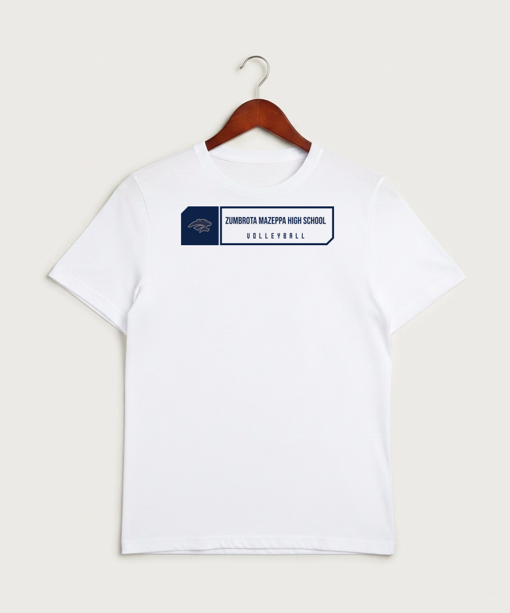 Zumbrota Mazeppa High School Volleyball (Girls) - White Sport-Tek PosiCharge Competitor Tee. ST350