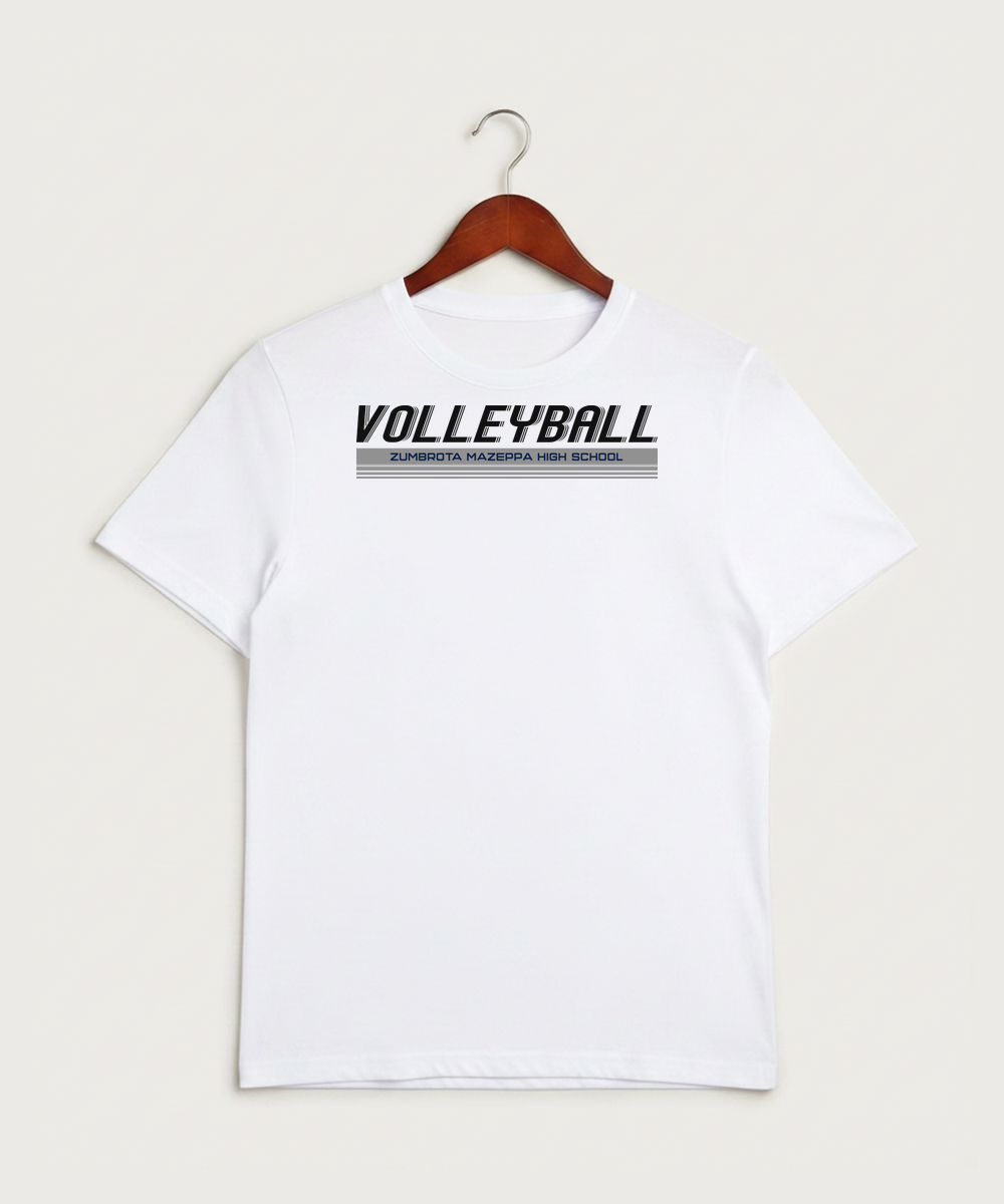 Zumbrota Mazeppa High School Volleyball (Girls) - White Sport-Tek PosiCharge Competitor Tee. ST350