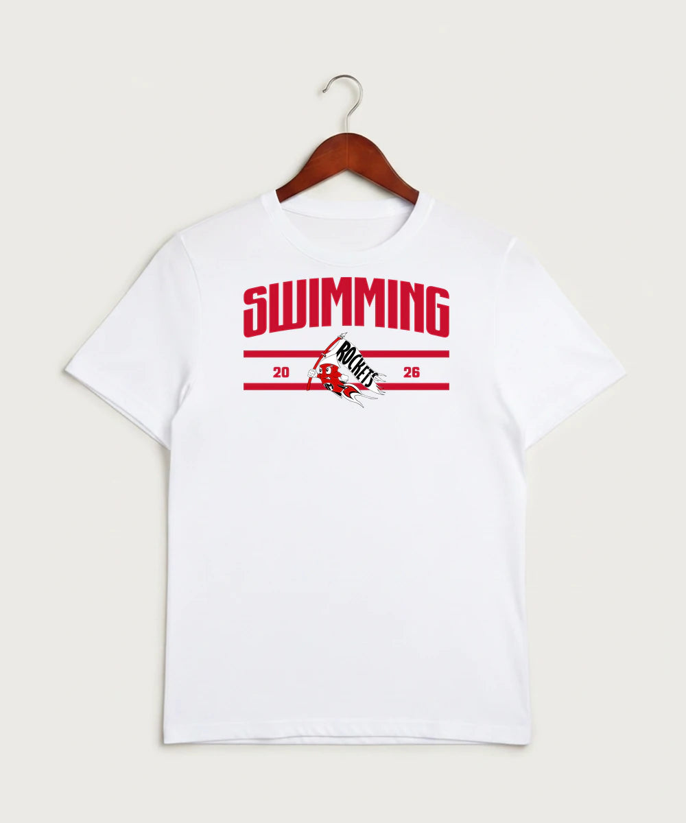 John Marshall High School Swim Dive Girls - White Sport-Tek PosiCharge Competitor Tee. ST350