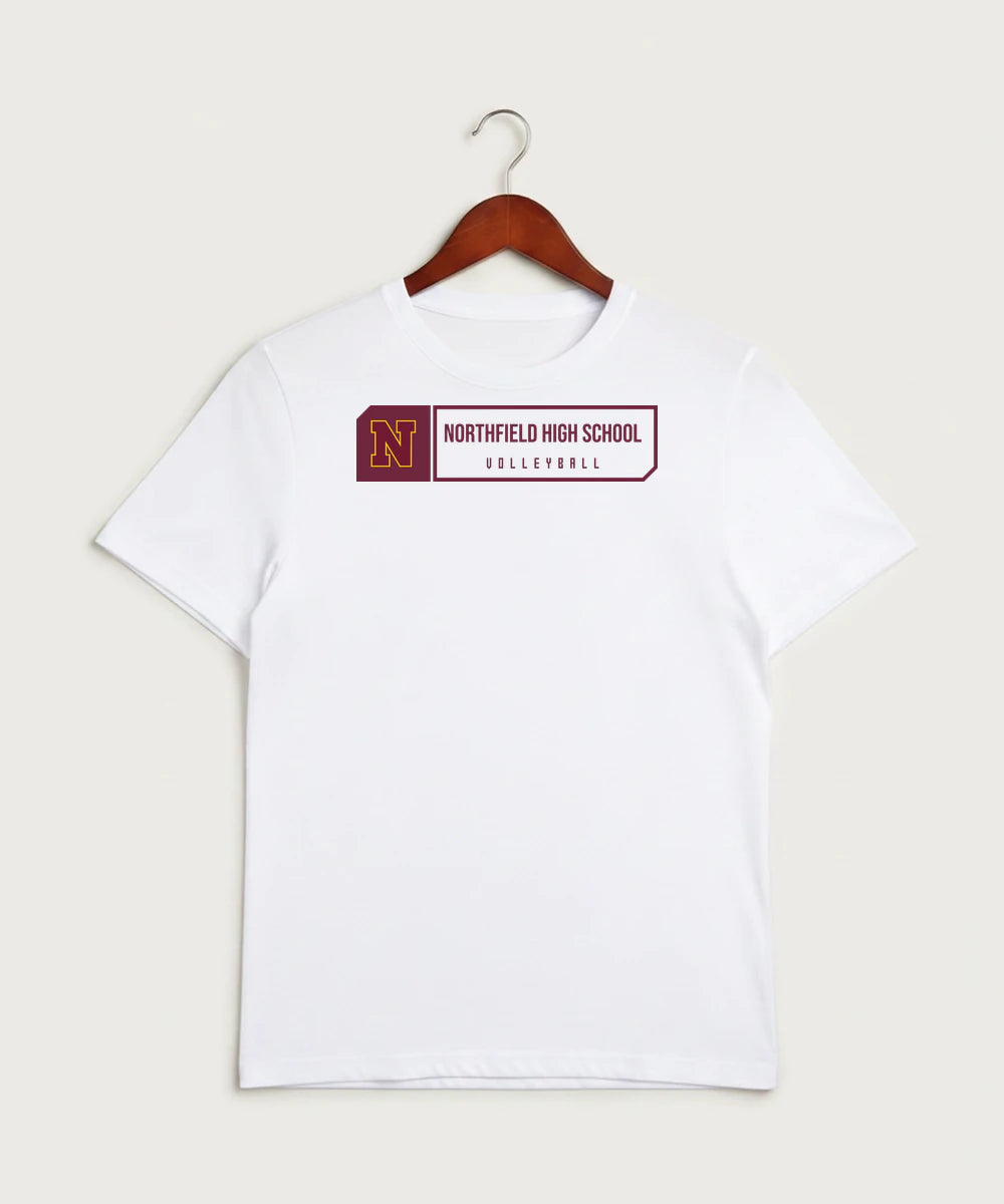 Northfield High School Volleyball (Girls) - White Sport-Tek PosiCharge Competitor Tee. ST350
