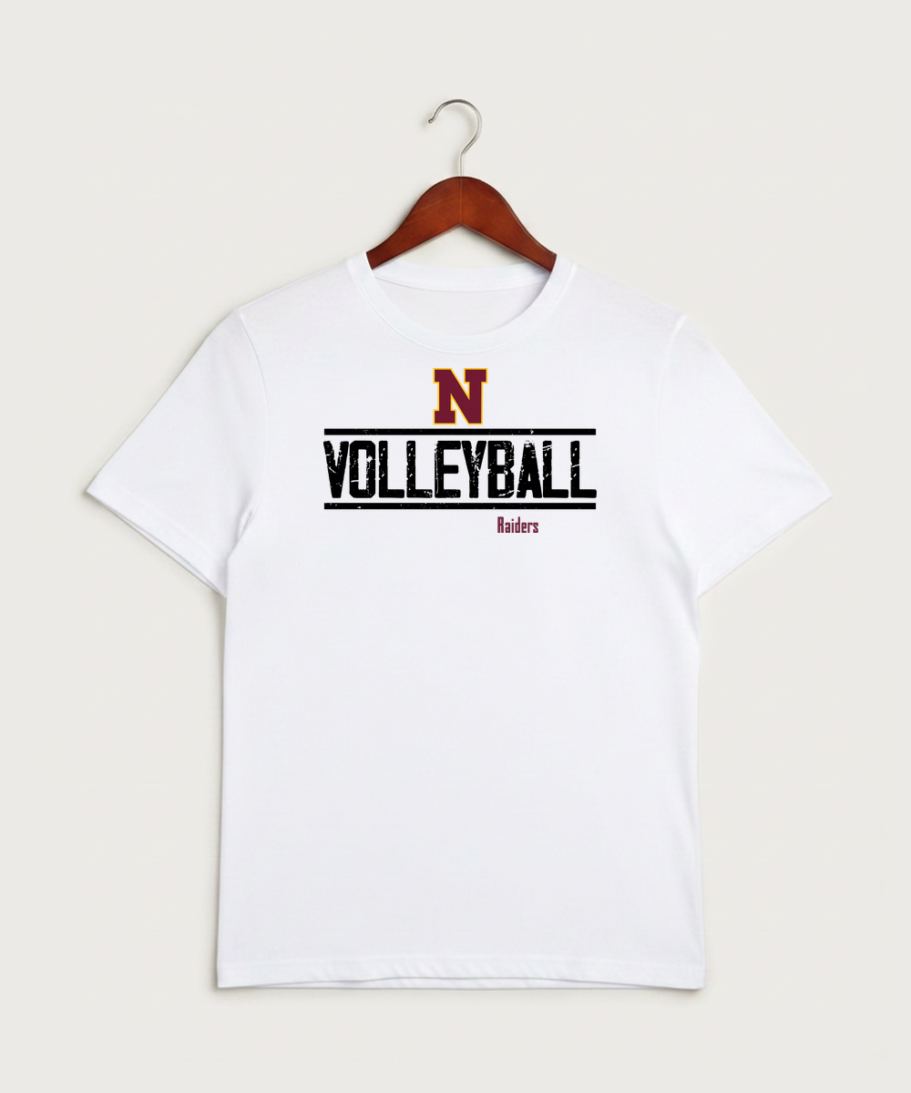 Northfield High School Volleyball (Girls) - White Sport-Tek PosiCharge Competitor Tee. ST350