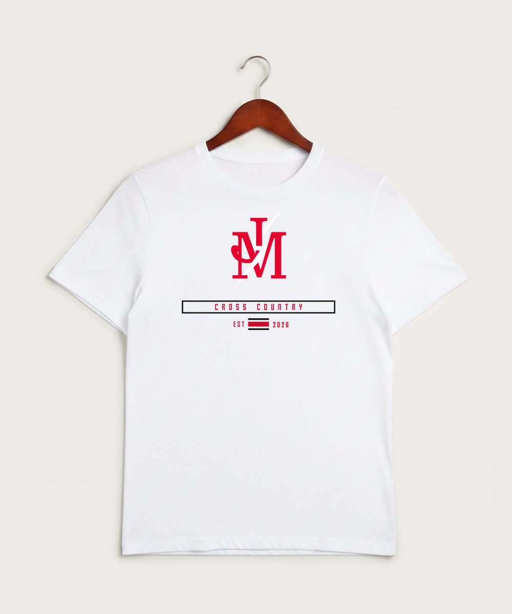 John Marshall High School Cross Country (Coed) - White Sport-Tek PosiCharge Competitor Tee. ST350