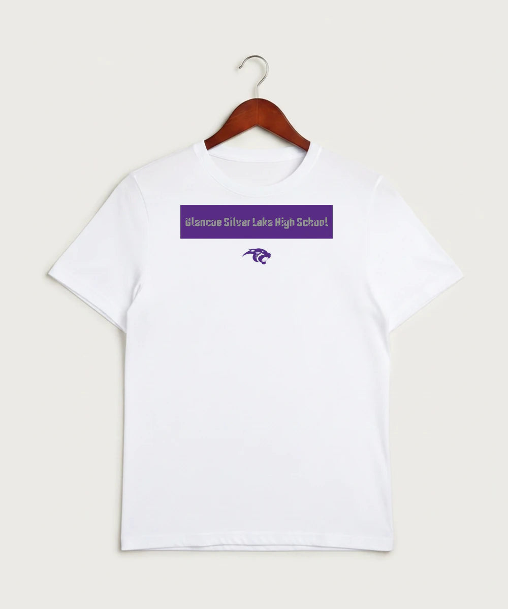 Glencoe Silver Lake High School Athletics - White Sport-Tek PosiCharge Competitor Tee. ST350
