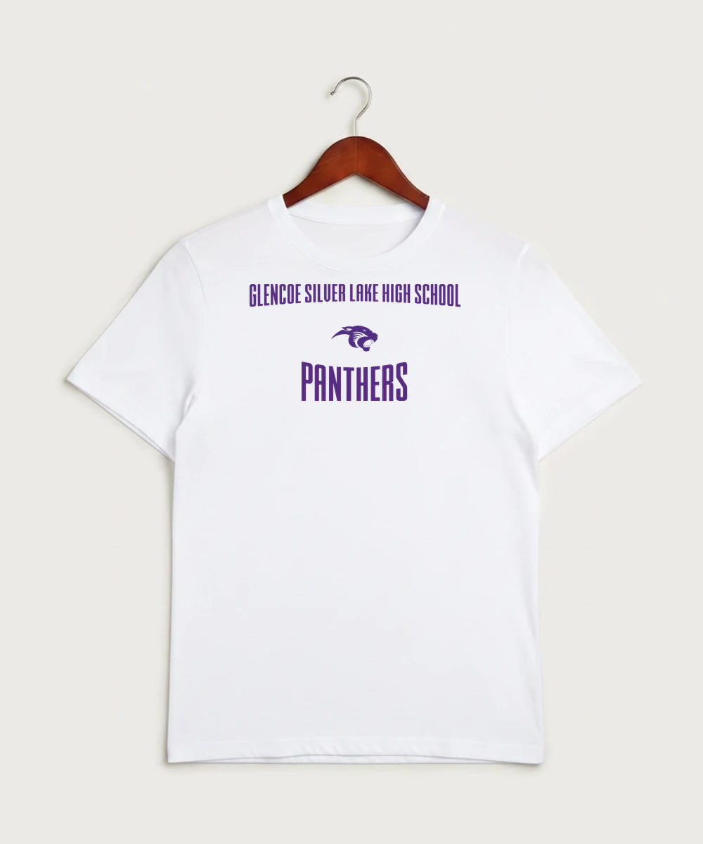 Glencoe Silver Lake High School Athletics - White Sport-Tek PosiCharge Competitor Tee. ST350