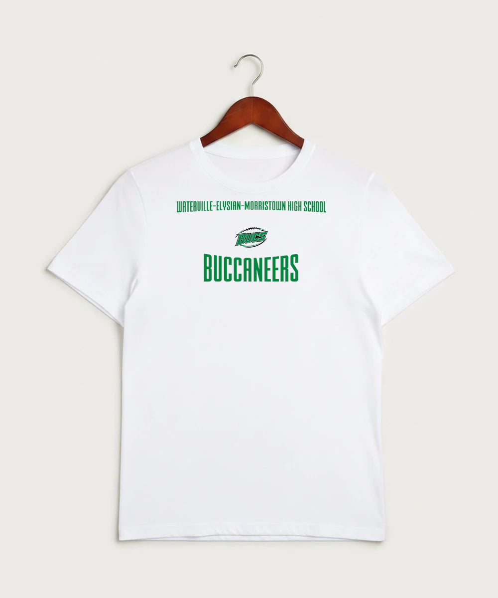 Waterville-Elysian-Morristown High School Football (Boys) - White Sport-Tek PosiCharge Competitor Tee. ST350