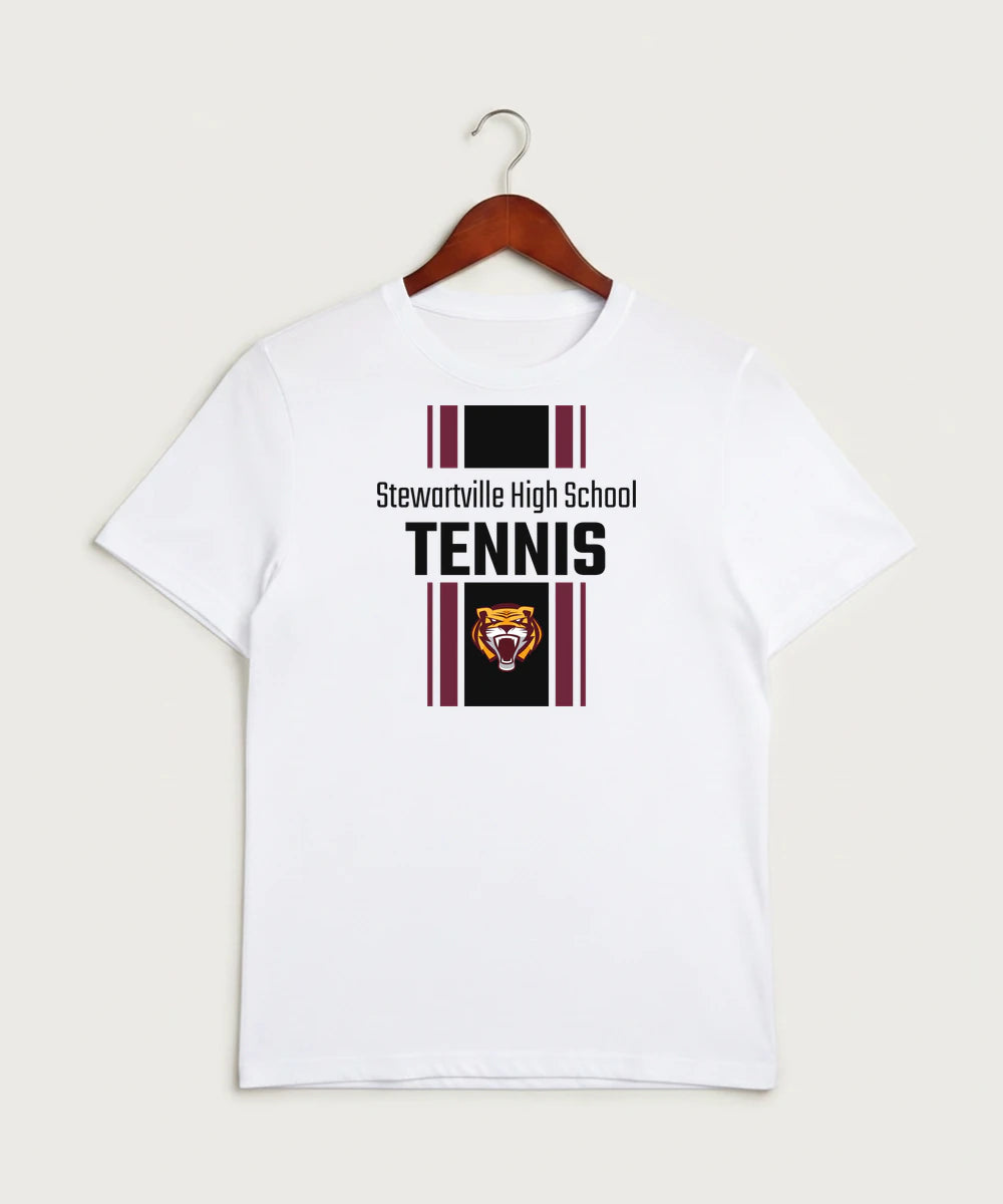 Stewartville High School Tennis (Coed) - White Sport-Tek PosiCharge Competitor Tee. ST350