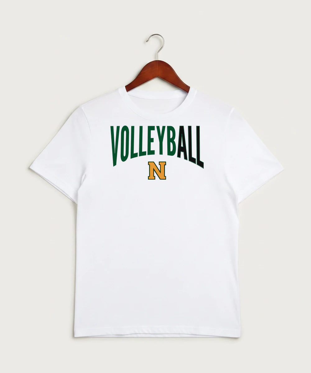 Nevis High School Volleyball (Girls) - White Sport-Tek PosiCharge Competitor Tee. ST350