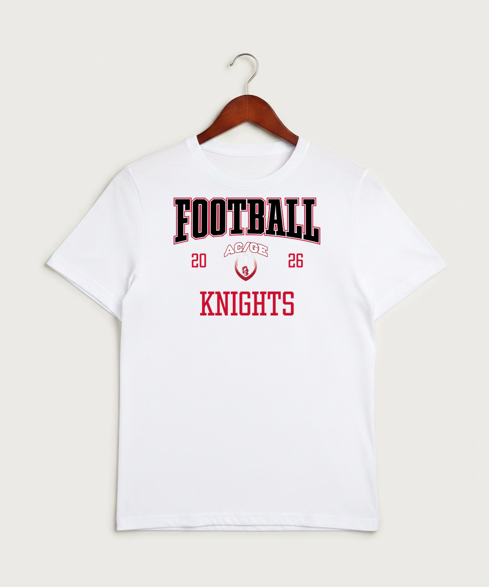 Alden-Conger-Glenville Emmons High School Football (Boys) - White Sport-Tek PosiCharge Competitor Tee. ST350