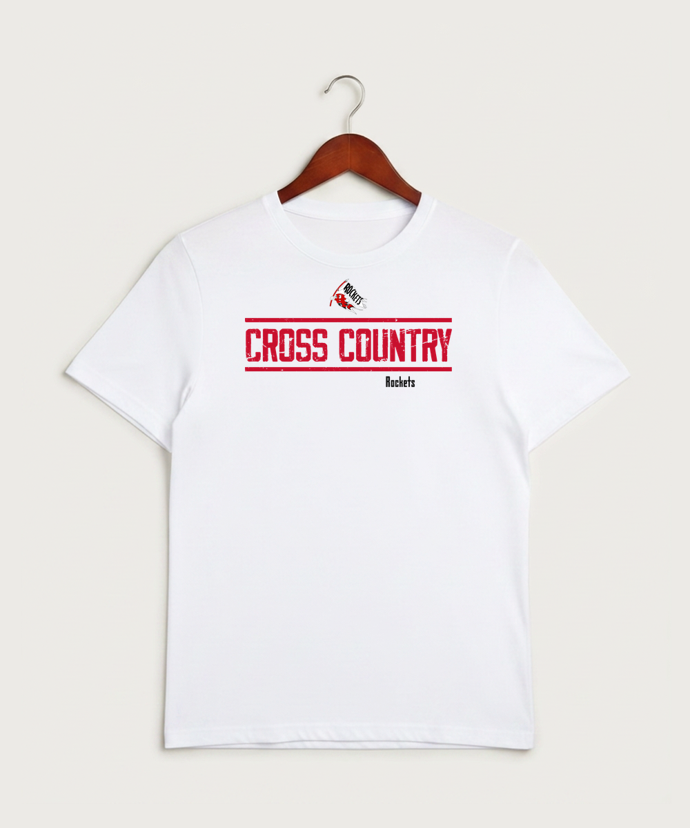 John Marshall High School Cross Country (Coed) - White Sport-Tek PosiCharge Competitor Tee. ST350