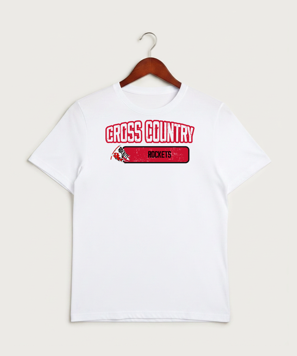 John Marshall High School Cross Country (Coed) - White Sport-Tek PosiCharge Competitor Tee. ST350