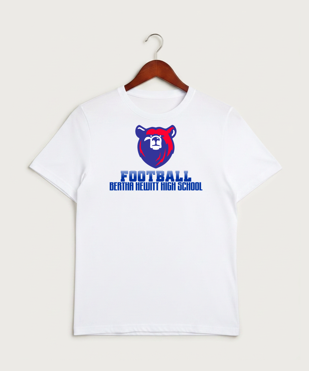 Bertha Hewitt High School Football (Boys) - White Sport-Tek PosiCharge Competitor Tee. ST350