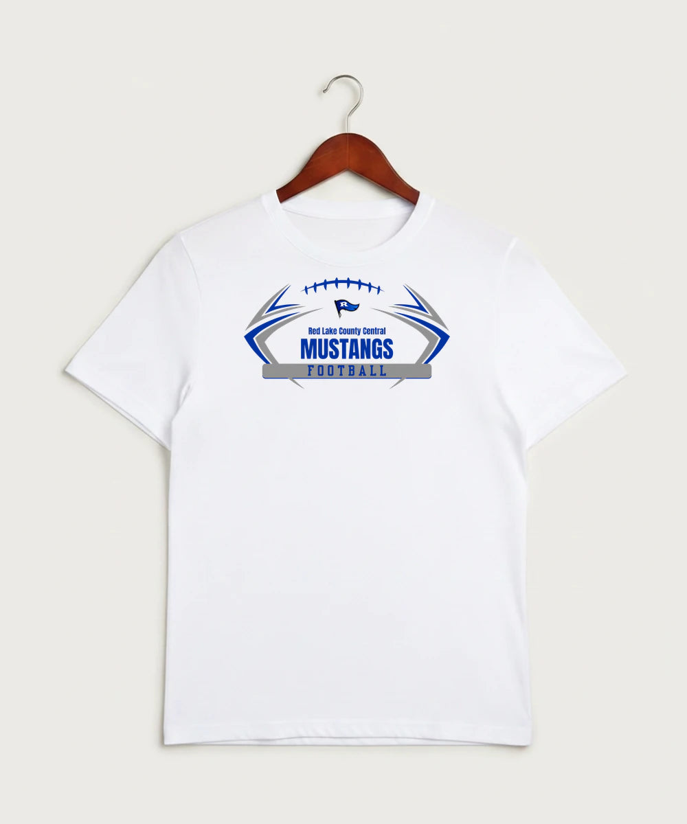 Red Lake County Central Football (Boys) - White Sport-Tek PosiCharge Competitor Tee. ST350