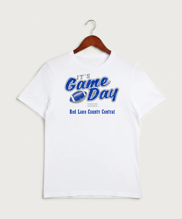 Red Lake County Central Football (Boys) - White Sport-Tek PosiCharge Competitor Tee. ST350
