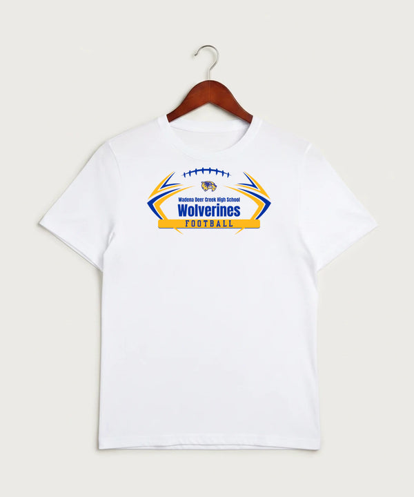 Wadena Deer Creek High School Football (Boys) - White Sport-Tek PosiCharge Competitor Tee. ST350