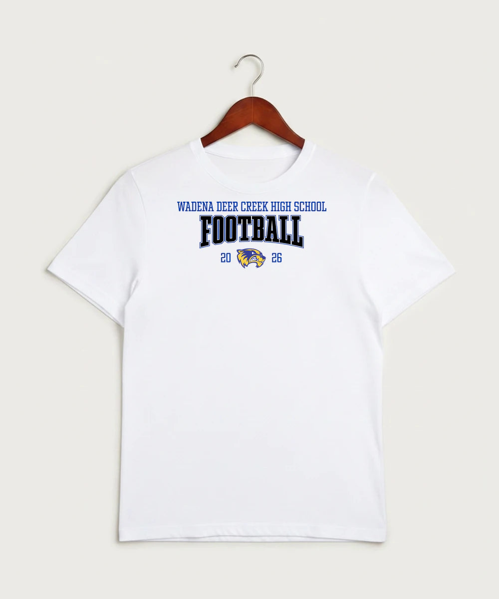 Wadena Deer Creek High School Football (Boys) - White Sport-Tek PosiCharge Competitor Tee. ST350
