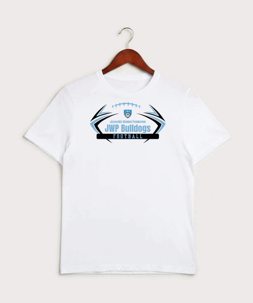 Janesville Waldorf Pemberton Football (Boys) - White Sport-Tek PosiCharge Competitor Tee. ST350