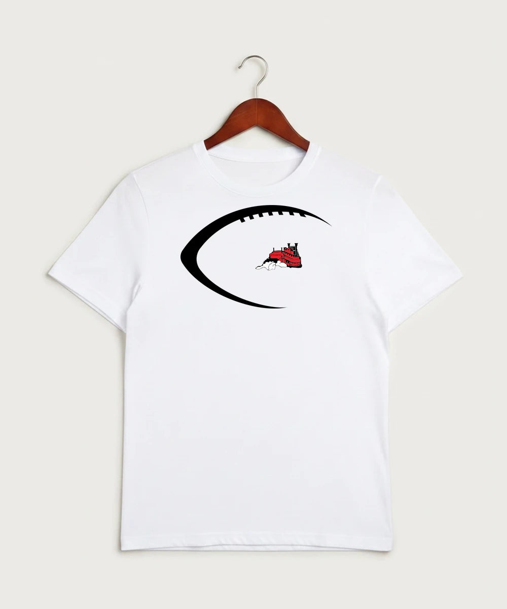 Fulton High School Football (Boys) - White Sport-Tek PosiCharge Competitor Tee. ST350