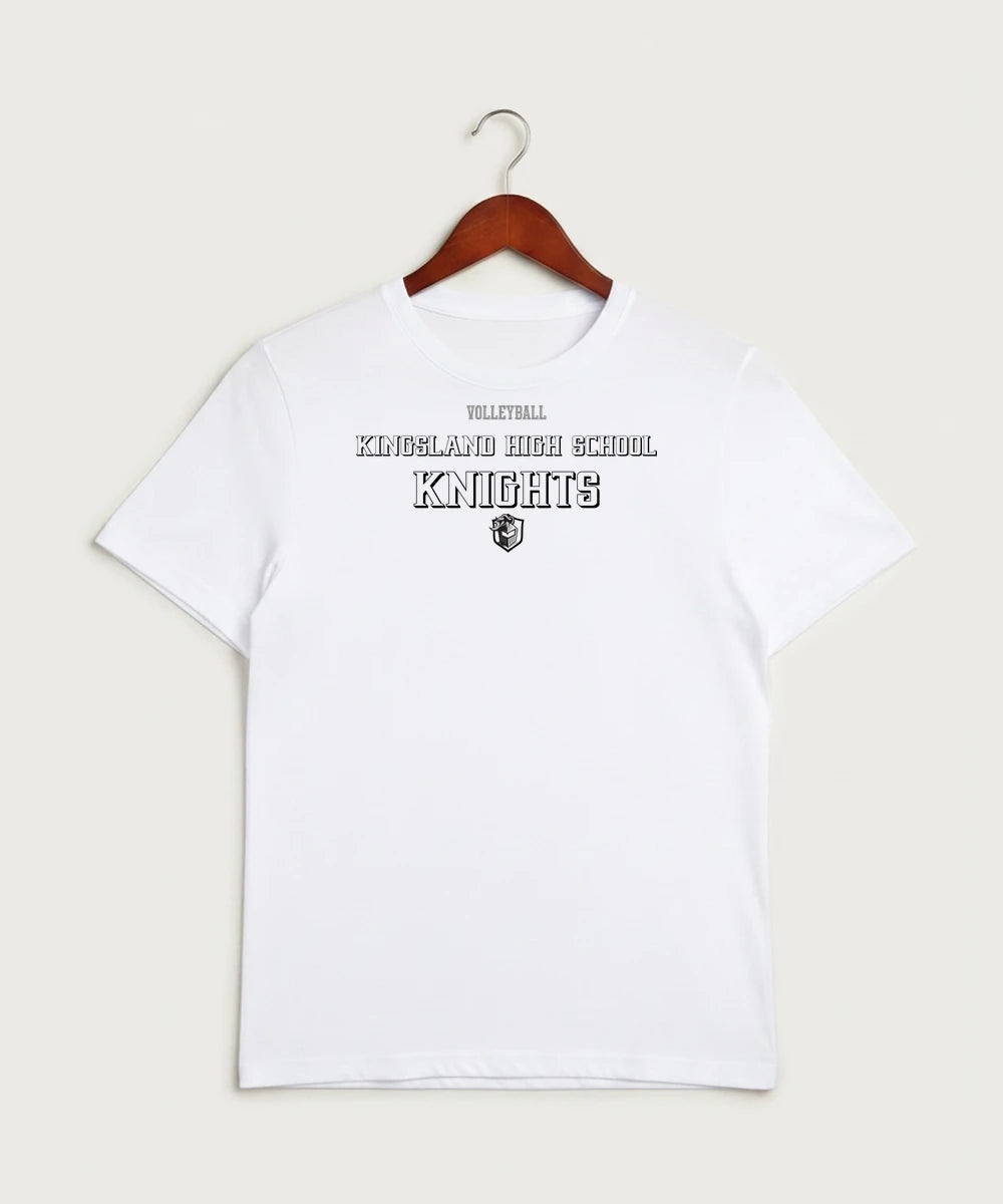 Kingsland High School Volleyball (Girls) - White Sport-Tek PosiCharge Competitor Tee. ST350
