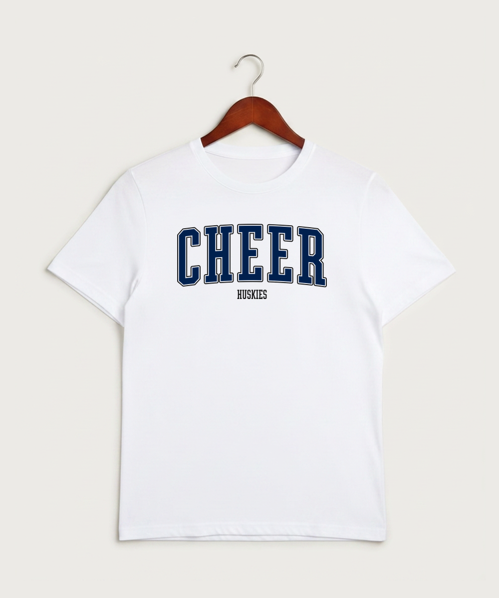 Albany High School Cheerleading - White Sport-Tek PosiCharge Competitor Tee. ST350