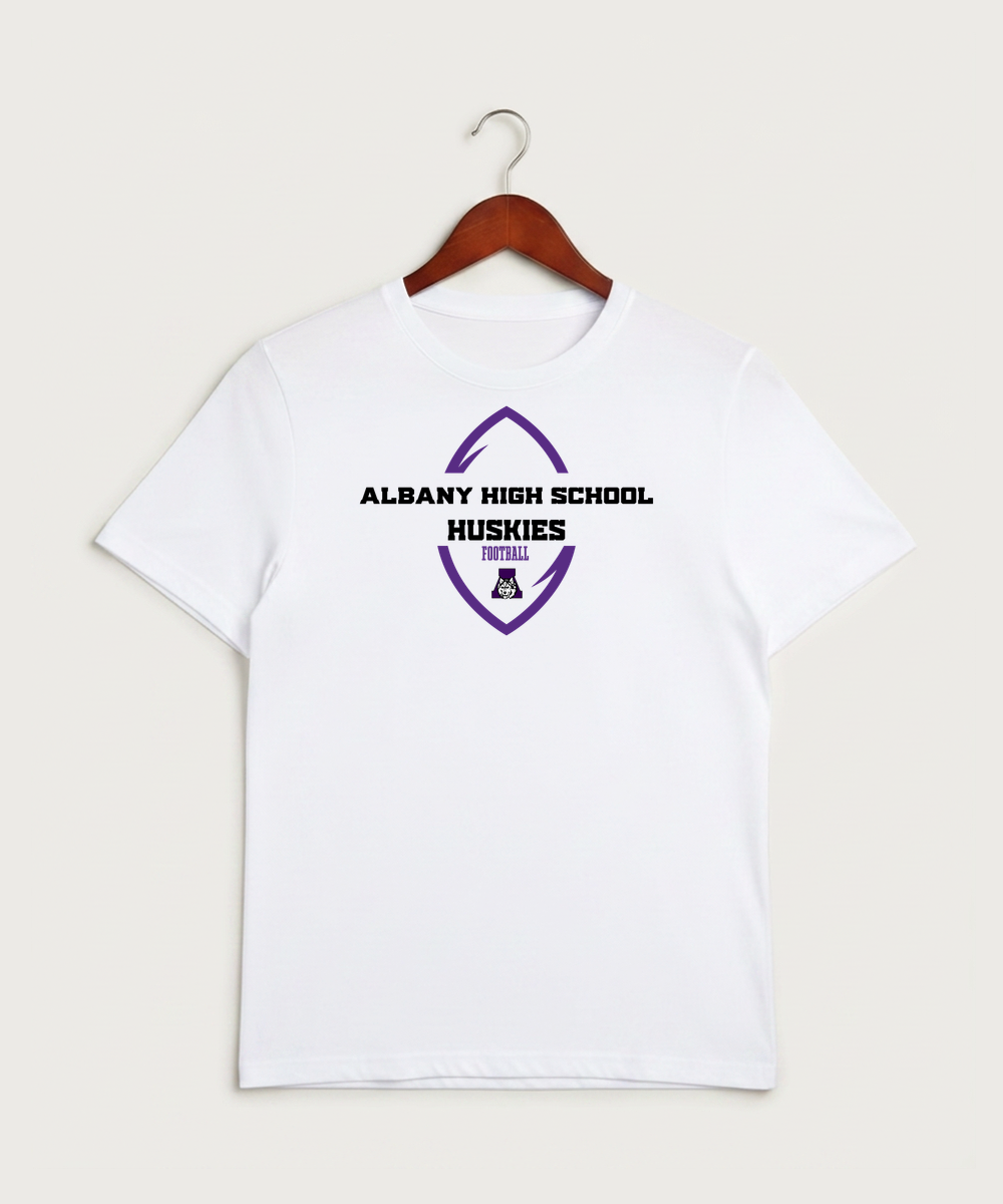 Albany High School Football (Boys) - White Sport-Tek PosiCharge Competitor Tee. ST350