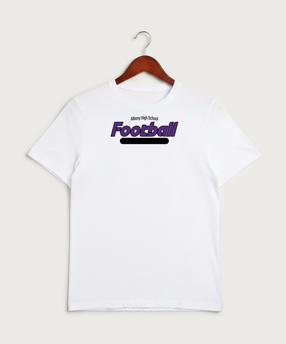 Albany High School Football (Boys) - White Sport-Tek PosiCharge Competitor Tee. ST350