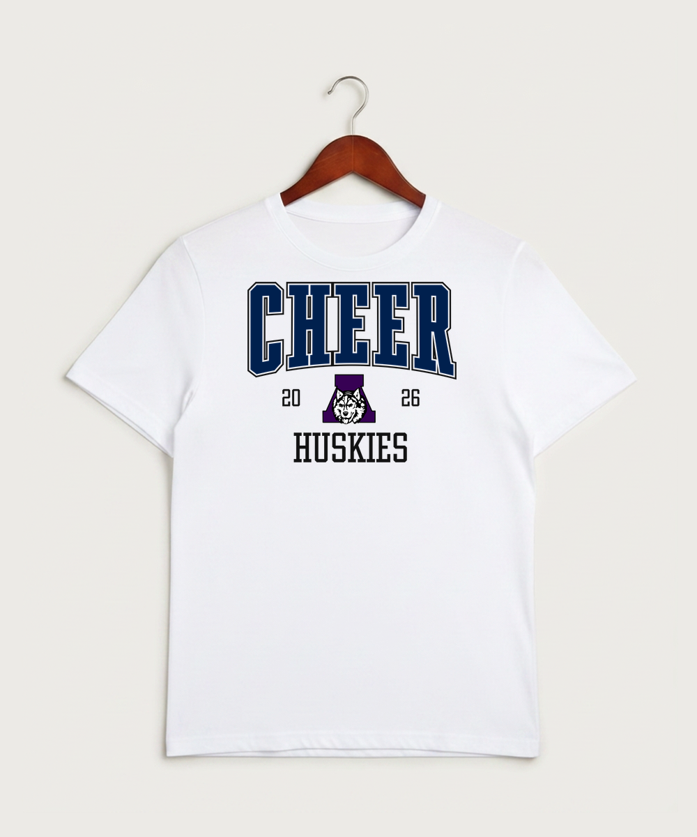 Albany High School Cheerleading - White Sport-Tek PosiCharge Competitor Tee. ST350