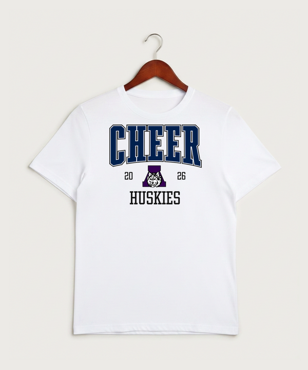 Albany High School Cheerleading - White Sport-Tek PosiCharge Competitor Tee. ST350
