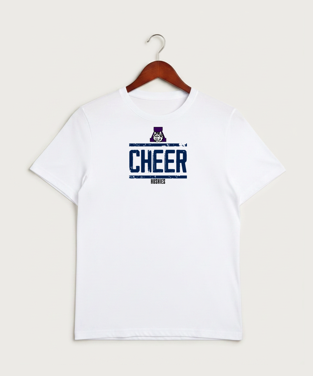 Albany High School Cheerleading - White Sport-Tek PosiCharge Competitor Tee. ST350